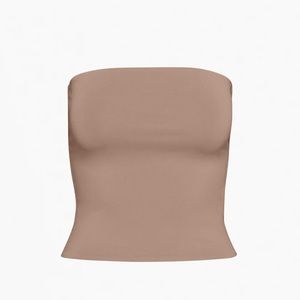 ARITZIA WOMENS CONTOUR TUBE TOP DEEP TAUPE COLOR NEW WITH TAGS